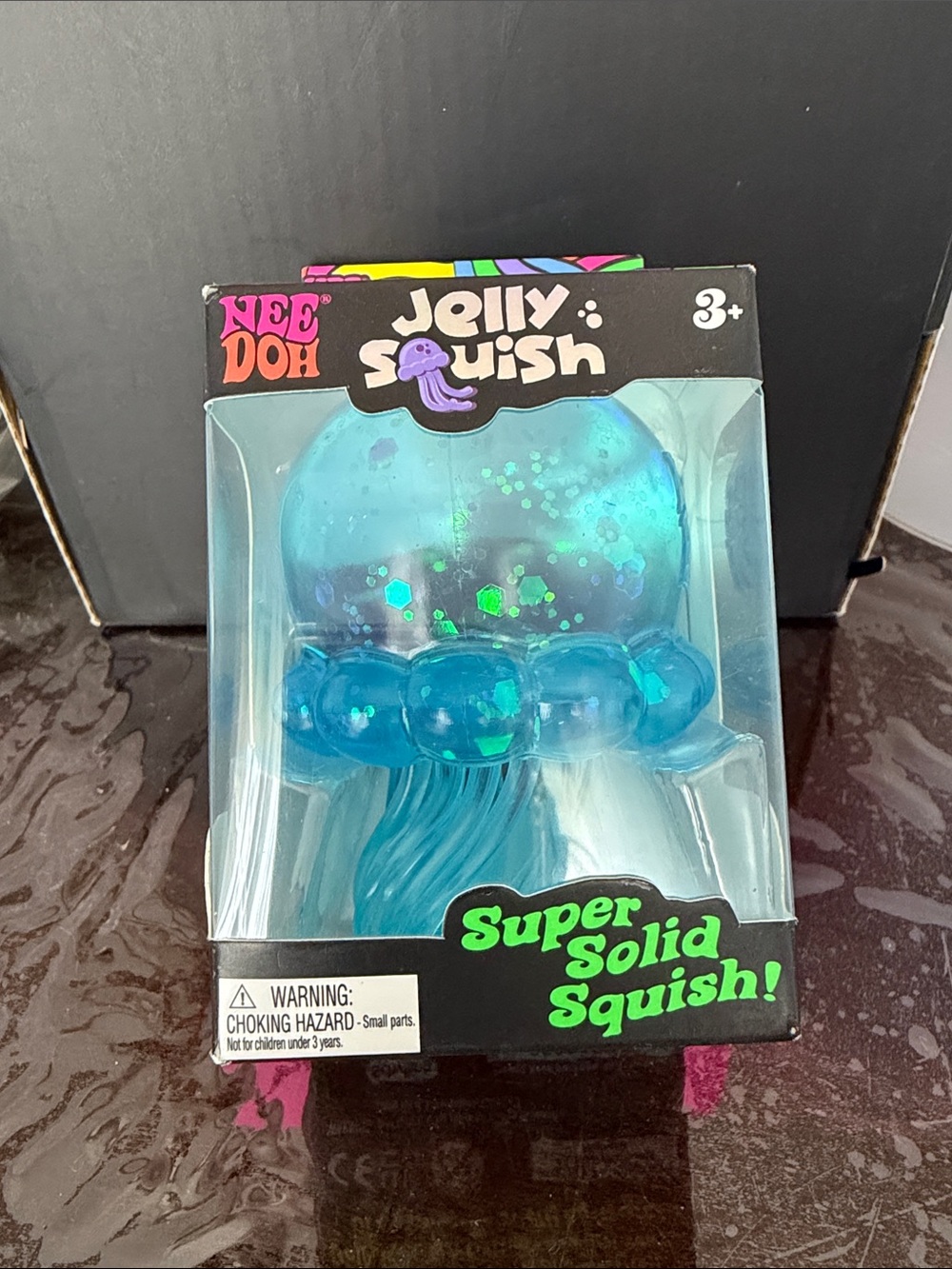 Jolly Squish Blue Jellyfish Sensory Toy